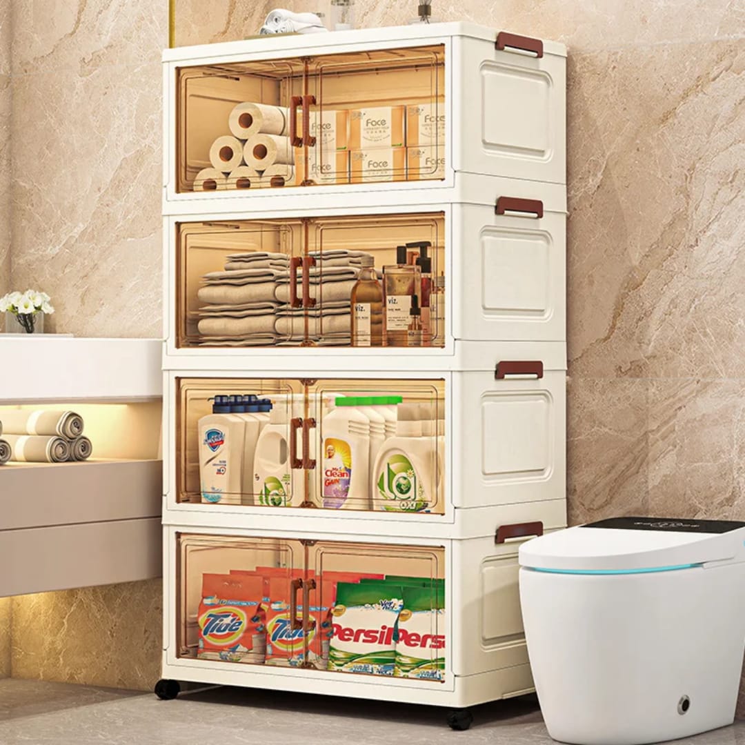 Premium Multi-Functional Foldable Storage Cabinet